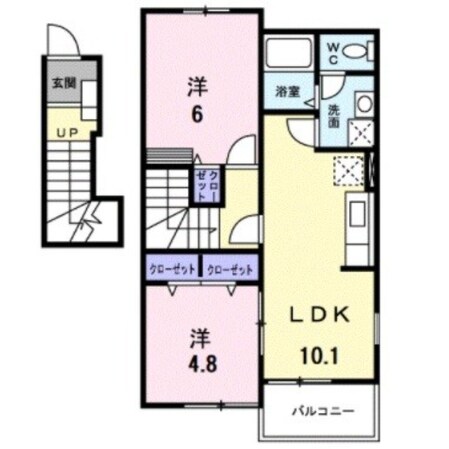 ランドマーク弐番館の物件間取画像